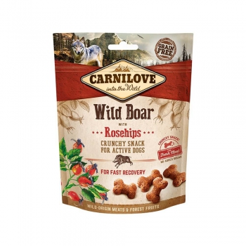 Carnilove Chrunchy Snacks Wild Boar und Rosehips 200g