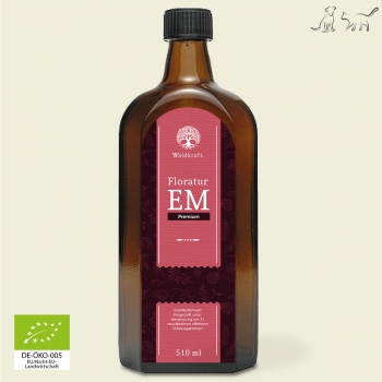 Floratur EM Premium - Hergestellt mit Effektiven Mikroorganismen - 510ml