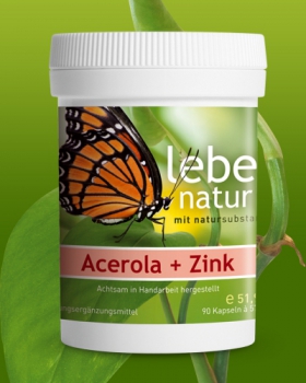 lebe natur® Acerola+Zink