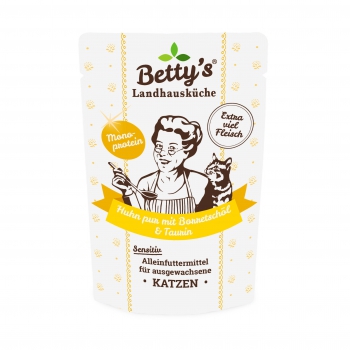 Betty`s Landhausküche Frischebeutel Huhn pur & Borretschöl 100g