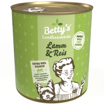 Betty`s Landhausküche Lamm & Reis 800g