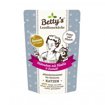 Betty`s Landhausküche Senior Hühnchen mit Kürbis und Lachsöl 100g