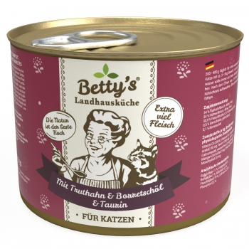 Betty`s Landhausküche Mit Truthahn & Borretschöl 200g