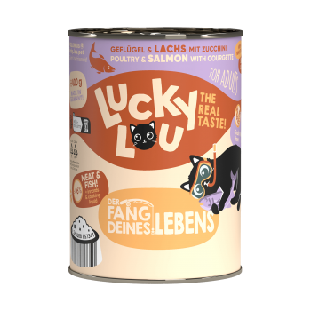 Lucky Lou Geflügel & Lachs 400g