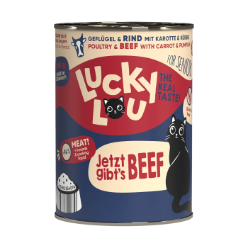 Lucky Lou Senior Geflügel & Rind 400g