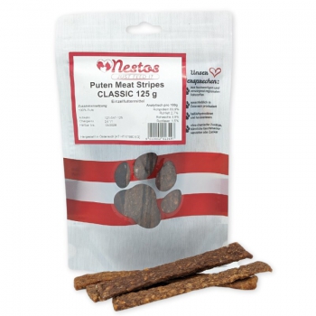 Nestos Puten Meat Stripes Classic125g