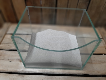 Sandbadeschale aus Glas groß