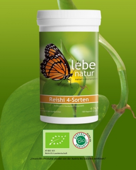 lebe natur® Reishi  Pilz BIO 180er