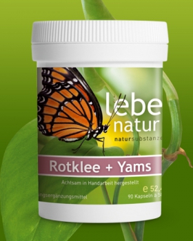 lebe natur® Rotklee + Yams 90er