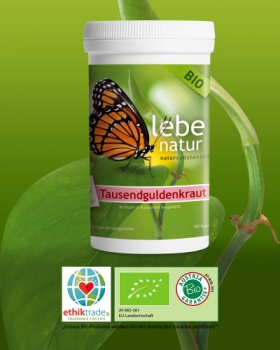 lebe natur® Tausendguldenkraut BIO 180er