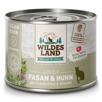 Wildes Land Cat  Fasan und Huhn 200g