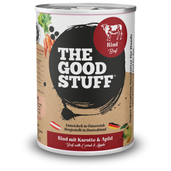 THE GOODSTUFF Rind mit Karotte und Apfel 400g