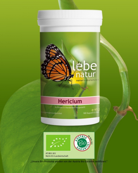 lebe natur® Hericium Pilz BIO 180er