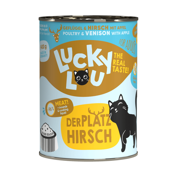 Lucky Lou L Geflügel & Hirsch 400g