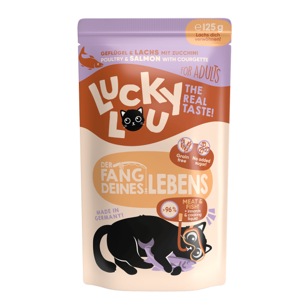 Lucky Lou Geflügel & Lachs 125g