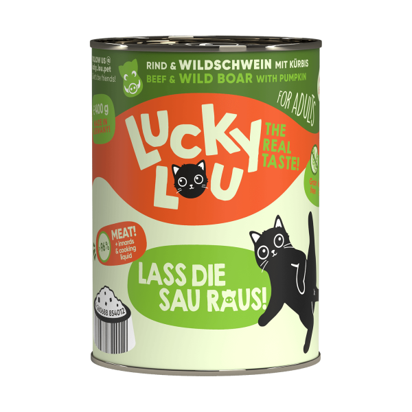 Lucky Lou Rind & Wildschwein 400g