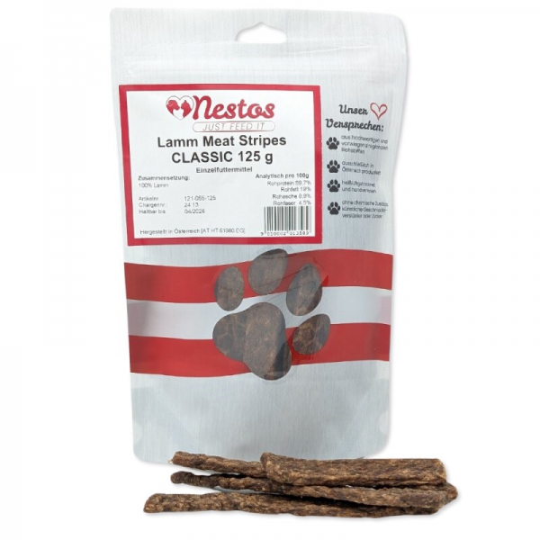 Nestos Lamm Meat Stripes Classic 125g